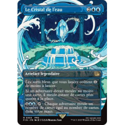(Foil) Bleue - Le Cristal de l'eau (V2, Borderless Woodblock) (R) [FIN]