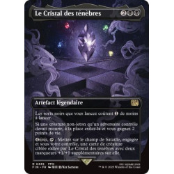 (Foil) Noire - Le Cristal des ténèbres (V2, Borderless Woodblock) (R) [FIN]