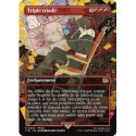 (Foil) Rouge - Triple triade (V2, Borderless Woodblock) (R) [FIN]