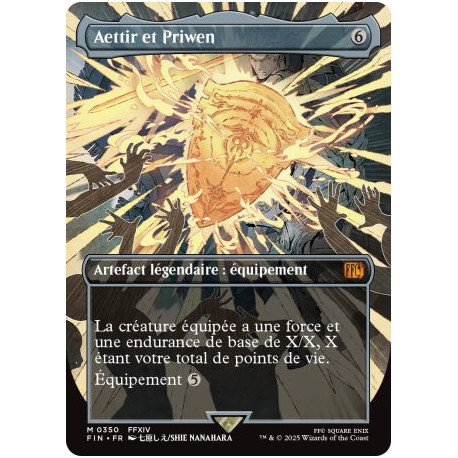 (Foil) Incolore - Aettir et Priwen (V2, Borderless Woodblock) (M) [FIN]