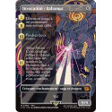(Foil) Incolore - Invocation : Bahamut (V2, Borderless Woodblock) (M) [FIN]