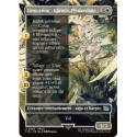 (Foil) Blanche - Invocation : Garuda, Primordiale (V2, Borderless Woodblock) (U) [FIN]