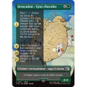 (Foil) Verte - Invocation : Gros chocobo (V2, Borderless Woodblock) (C) [FIN]