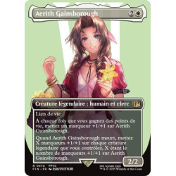 (Foil) Blanche - Aerith Gainsborough (V2 Borderless Character) (R) [FIN]