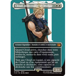 (Foil) Blanche - Cloud, mercenaire de Midgar (V2 Borderless Character) (M) [FIN]