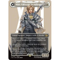 (Foil) Blanche - Dion, Émissaire de Bahamut // Bahamut, Primordial de la lumière (V2 Borderless Character) (R) [FIN]