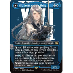 (Foil) Bleue - Jill, Emissaire de Shiva // Shiva, Primordiale de la glace (V2 Borderless Character) (R) [FIN]