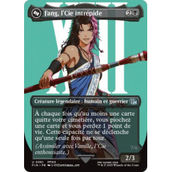 (Foil) Noire - Fang, l'Cie intrépide // Ragnarok, délivrance divine (V2 Borderless Character) (U) [FIN]