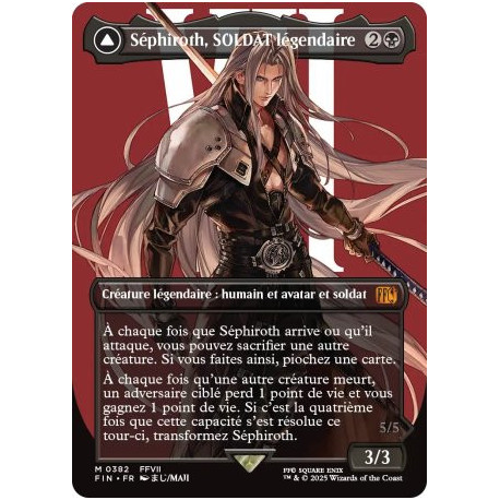 Magic The Gathering - Sephiroth, SOLDAT légendaire // Séphiroth, ange à ...