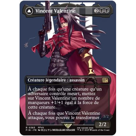 (Foil) Noire - Vincent Valentine // Bête galienne (V2 Borderless Character) (R) [FIN]