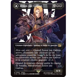 (Foil) Noire - Zenos yae Galvus // Shinryu, rival transcendant (V2 Borderless Character) (R) [FIN]