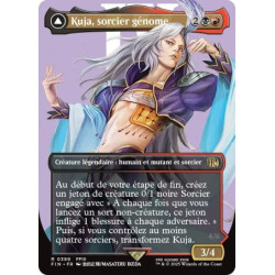 (Foil) Multicolore - Kuja, sorcier génome // Kuja en transe, rebelle du destin (V2 Borderless Character) (R) [FIN]