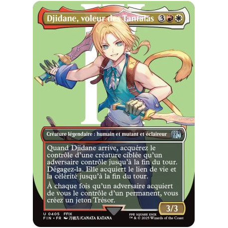 (Foil) Multicolore - Djidane, voleur des Tantalas (V2 Borderless Character) (U) [FIN]
