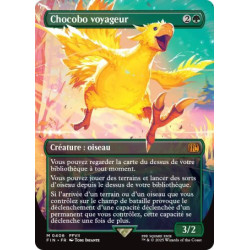 (Foil) Verte - Chocobo voyageur (V2, Borderless) (M) [FIN]