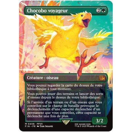 Magic The Gathering - Chocobo voyageur (V2, Borderless) (FOIL) [FIN]