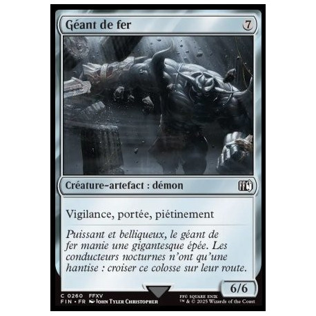 (Foil) Incolore - Géant de fer (C) [FIN]