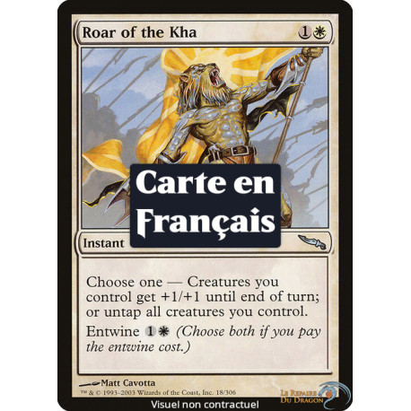(Foil) Blanche - Rugissement du kha (U) [MRD]