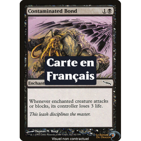 (Foil) Noire - Lien contaminé (C) [MRD]