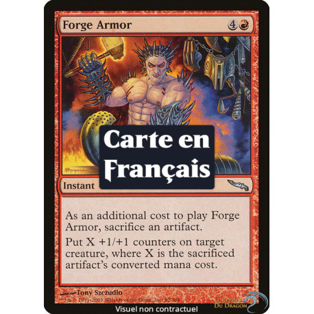(Foil) Rouge - Forge d'armure (U) [MRD]