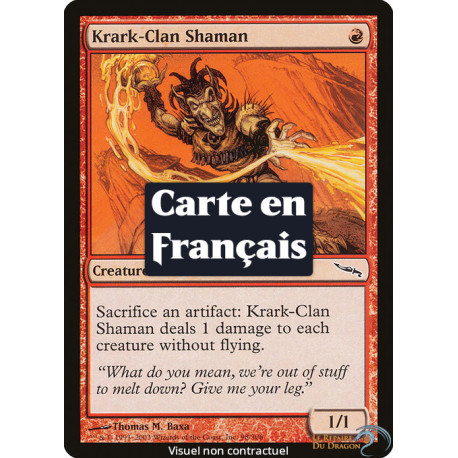 (Foil) Rouge - Shamane du clan Krark (C) [MRD]