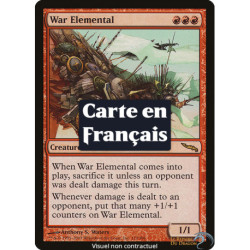 (Foil) Rouge - Élémental de guerre (R) [MRD]