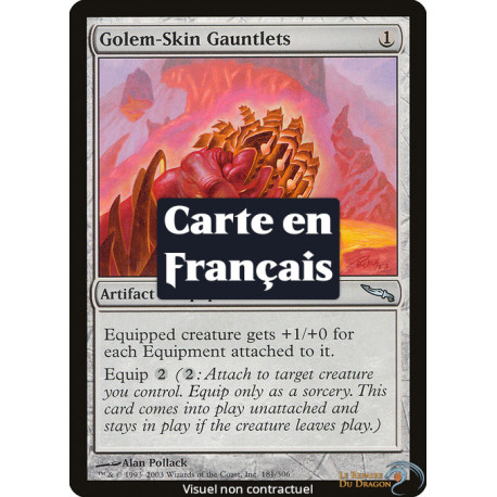 (Foil) Incolore - Gantelets en peau de golem (U) [MRD]