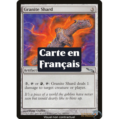 (Foil) Incolore - Écharde de granit (U) [MRD]