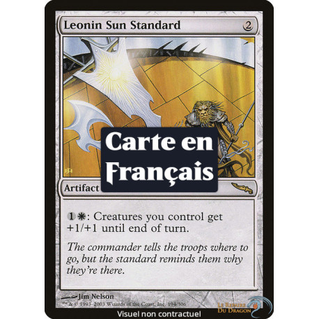(Foil) Incolore - Etendard-soleil léonin (R) [MRD]