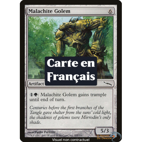 (Foil) Incolore - Golem de malachite (C) [MRD]