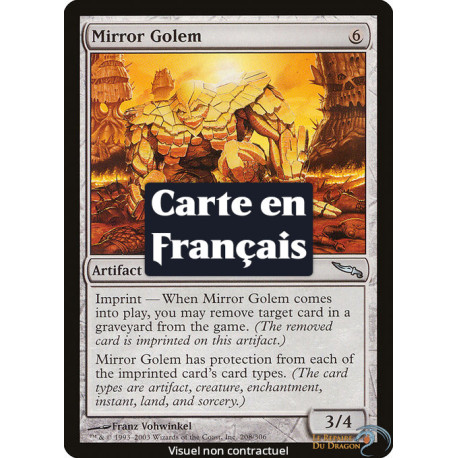 (Foil) Incolore - Golem miroir (U) [MRD]