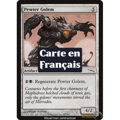 (Foil) Incolore - Golem d'étain (C) [MRD]