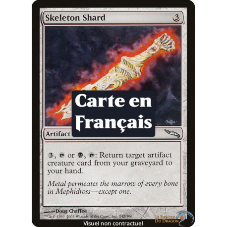 (Foil) Incolore - Écharde de squelette (U) [MRD]