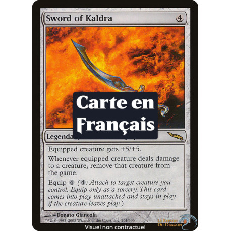 (Foil) Incolore - Épée de Kaldra (R) [MRD]