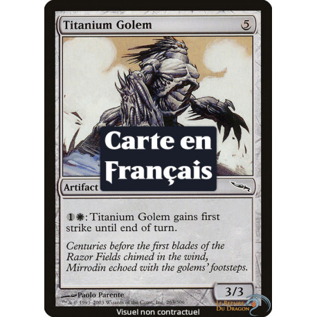(Foil) Incolore - Golem de titane (C) [MRD]