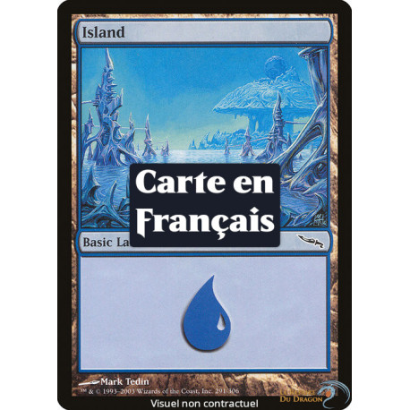 (Foil) Terrain - Île (V1) (L) [MRD]