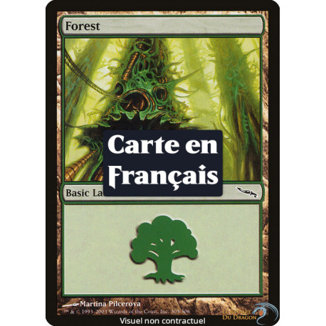 (Foil) Terrain - Forêt (V3) (L) [MRD]