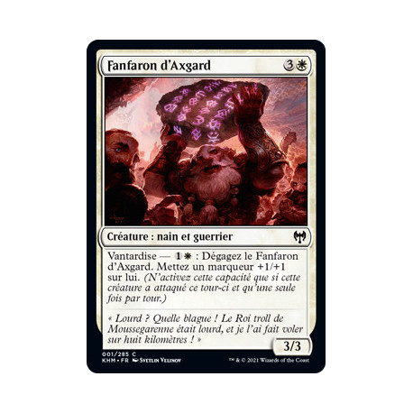 (Foil) Blanche - Fanfaron d'Axgard (C) [KHM]