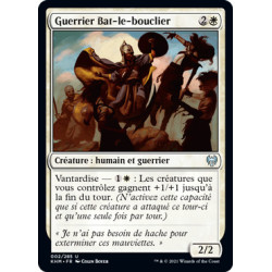 (Foil) Blanche - Guerrier Bat-le-bouclier (U) [KHM]