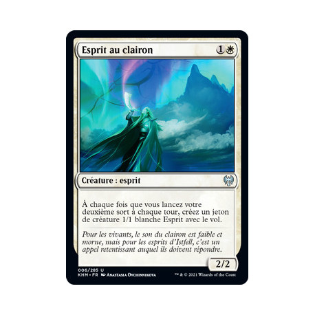 (Foil) Blanche - Esprit au clairon (U) [KHM]