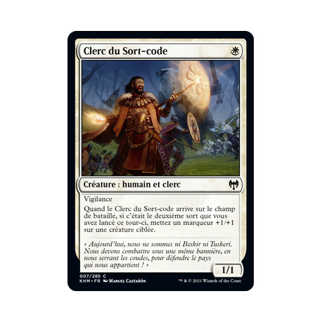 (Foil) Blanche - Clerc du Sort-code (C) [KHM]