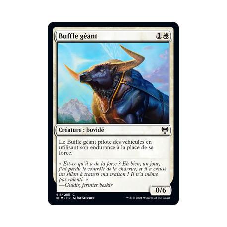 (Foil) Blanche - Buffle géant (C) [KHM]