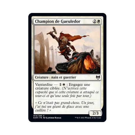 (Foil) Blanche - Champion de Gueuledor (C) [KHM]