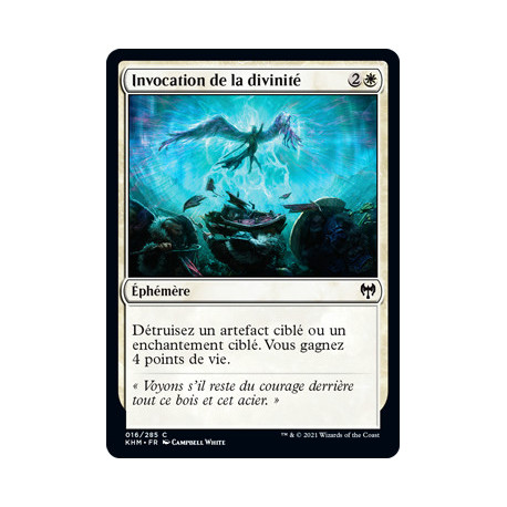 (Foil) Blanche - Invocation de la divinité (C) [KHM]