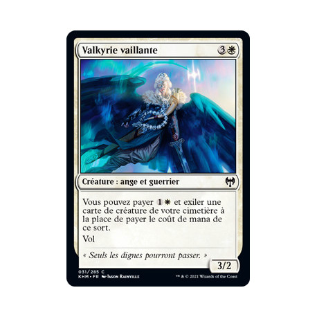 (Foil) Blanche - Valkyrie vaillante (C) [KHM]