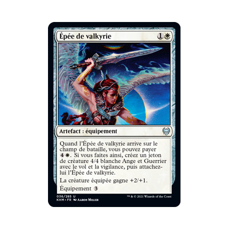 (Foil) Blanche - Épée de valkyrie (U) [KHM]