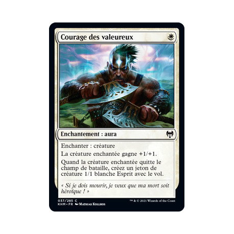 (Foil) Blanche - Courage des valeureux (C) [KHM]