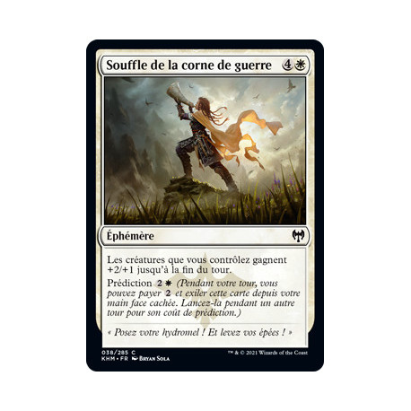 (Foil) Blanche - Souffle de la corne de guerre (C) [KHM]