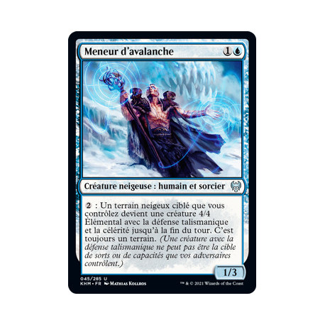 (Foil) Bleue - Meneur d'avalanche (U) [KHM]