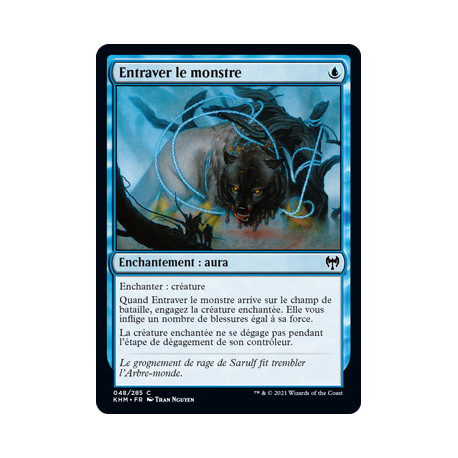 (Foil) Bleue - Entraver le monstre (C) [KHM]