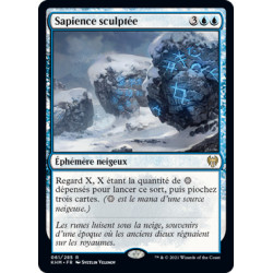 (Foil) Bleue - Sapience sculptée (R) [KHM]